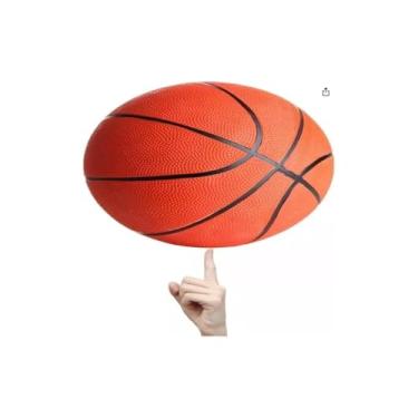 Imagem de Bola de Basquete Tamanho Padrão, Borracha, Laranja, 74,9cm Circunferência, 580g, Texturizada