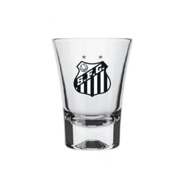 Imagem de Copo Dose Shot Santos 60 Ml Vidro Oficial Licenciado Cachaça - Allmix,