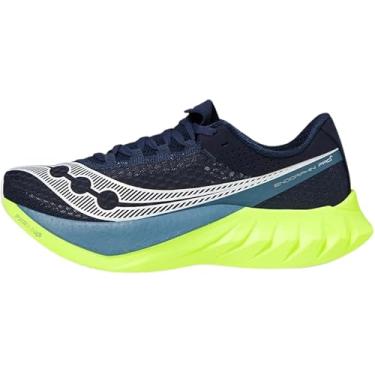 Imagem de Saucony Endorphin Pro 4 Tênis masculino, Azul-marinho/Citron, 43