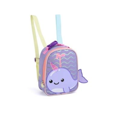 Imagem de Lancheira Térmica Infantil Creche Bichinhos Divertida - Seanite, Roxo