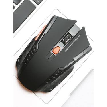 Imagem de Mouse sem fio para laptop, mouse de computador de 2,4 GHz, 3 DPI ajustáveis, mouse USB sem fio com receptor USBA, para laptop, PC, computador, Chromebook, notebook