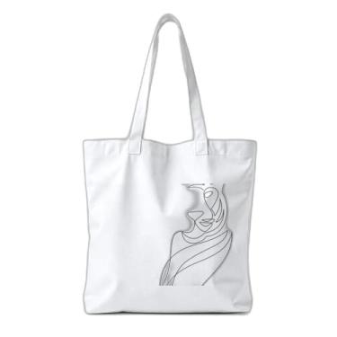 Imagem de Kit 10 Sacola Ecologica s Charmosa e Reutilizável 38x41.5cm com Estampa de Tigre