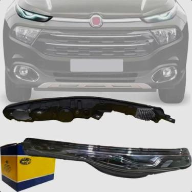 Imagem de Lanterna Dianteira Fiat Toro 2016 até 2021 - Lado Direito *Com DRL*