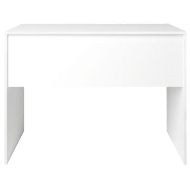 Imagem de Escrivaninha College Ii Office Mesa De Estudos Com Gavetas Branco