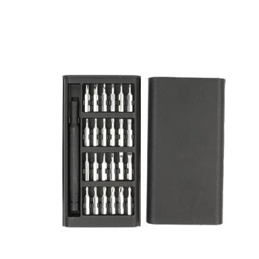 Imagem de Conjunto de chaves de fenda de precisão pequena 25 em 1, kit de ferramentas de reparo magnético profissional para telefone, computador, relógio, laptop, campainha de anel, óculos, eletrônico, chave de