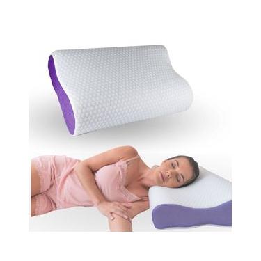 Imagem de Travesseiro Ortopedico Viscoelástico NASA Gel Dr Coluna Branco