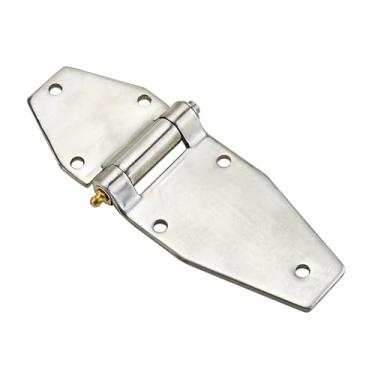 Imagem de Dobradiça reforçada em ferro ou aço inoxidável para equipamentos eletromecânicos