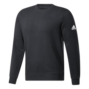 Imagem de adidas Moletom masculino de lã GG preto e branco