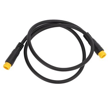 Imagem de SPYMINNPOO Cabo de Extensão de 3 Pinos para Bicicleta Elétrica Conector à Prova D'água para BBS BBSHD Alça de Freio Desligada, Material de Borracha Plástica ABS Portátil para Uso Em Viagens (Cabeças