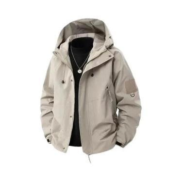 Imagem de Jaqueta Tática Masculina Impermeável E Respirável Com Capuz, Casaco Ve
