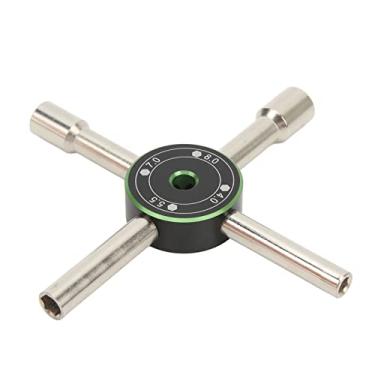 Imagem de SPYMINNPOO Combinação Multifuncional Chave Chaveiro Portátil Chave do Gabinete de Controle Elétrico Forte para Barco RC (Verde)