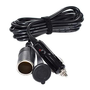 Imagem de ZGUZMCMK 10 Peças de Isqueiro de Carro Feminino Tomada de Tomada Adaptador de Tomada de Isqueiro 1 Pé, Preto E