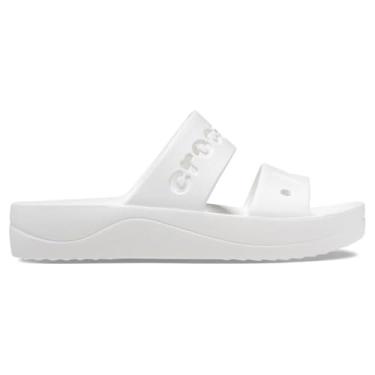 Imagem de Crocs Sandália plataforma feminina, Branco, 25.0 cm