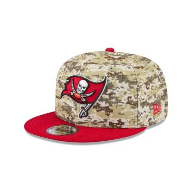 Imagem de Boné New Era 9FIFTY Tampa Bay Buccaneers NFL Salute Service 2025 Militar-Masculino