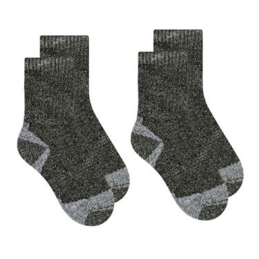 Imagem de Kit 2 pares de meias Trekking Coolmax Cano Longo Selene 4025, 34-39, P