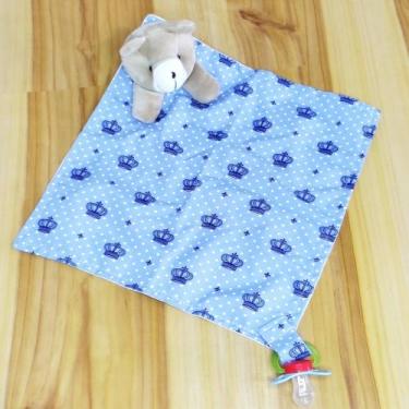 Imagem de Naninha Paninho de Boca Porta Chupeta com Bichinho de Pelucia - Brandy