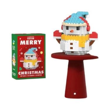 Imagem de Blocos De Montar De Natal Para Crianças, Papai Noel, Brinquedo De Mont