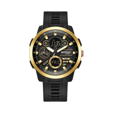 Imagem de Relógio Esportivo Militar Masculino À Prova D'água LED Com Display Dup