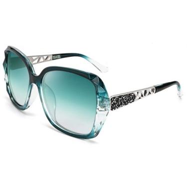 Imagem de Óculos de sol FEISEDY Classic Polarizados Femininos B2289 Sparkling