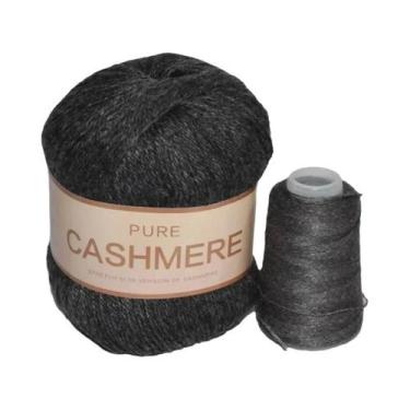 Imagem de Cachecol De Caxemira Tricotado À Mão Para Bebê, Fio Puro Mongol De 70 