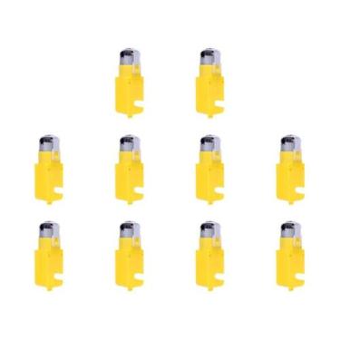 Imagem de Motor De Engrenagem Para Robô Carro Inteligente TT Motor 130 Para Ardu