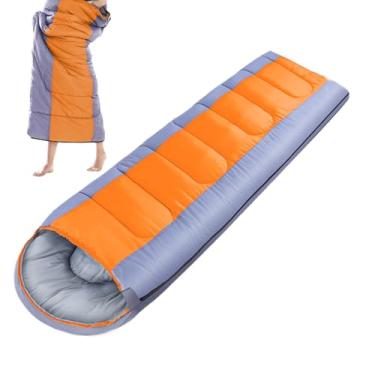 Imagem de Saco de dormir para acampamento – Saco de dormir embalável – Design de saco com roupa de cama respirável para ambientes internos e externos, viagem, família, montanha, praia, motocicleta, montanhismo