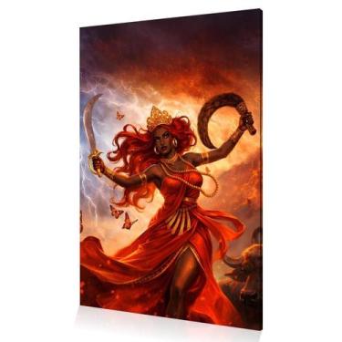 Imagem de Quadro Decorativo Orixá Vento Iansã Oyá Umbanda Canvas 60x40 - DC Expr