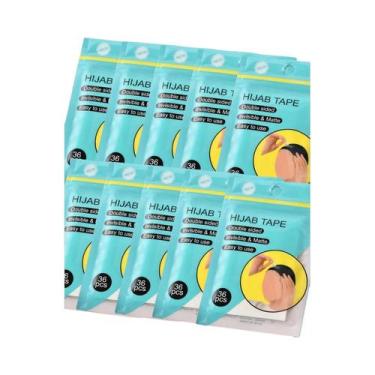 Imagem de Fita Adesiva Transparente Dupla Face Para Hijab, Forte Adesão, Acessór