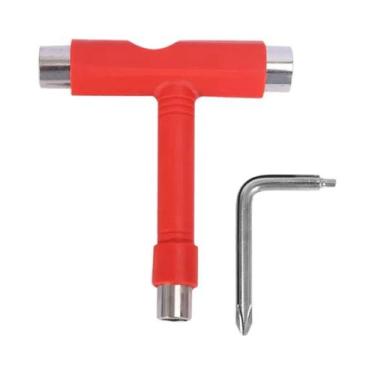 Imagem de Ferramentas Portáteis Em Forma De T Para Skate, Chave Allen Multifunci