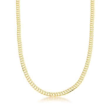 Imagem de Colar Choker Grumet 3,9mm Banhada A Ouro 18k