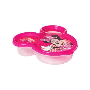 Imagem de Pote Multiuso Para Lancheira  Rosto Minnie Moue 320ml - Plasútil
