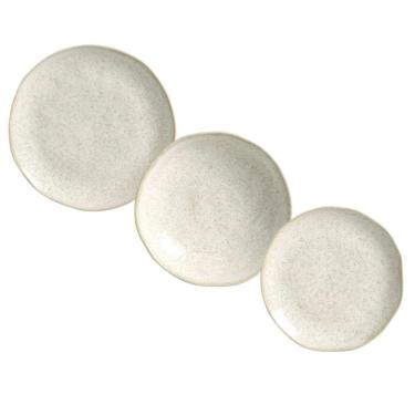 Imagem de Jogo De Pratos 18 Peças Orgânico Vanilla Porto Brasil