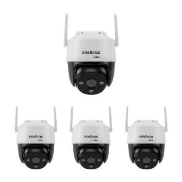 Imagem de Kit 4 Câmera Inteligente Wi-Fi 2 Megapixels Full HD 360 iM7 Full Color