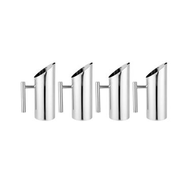 Imagem de Jarra De Suco Agua Aço Inox Festa Buffet Restaurante 1L 4un