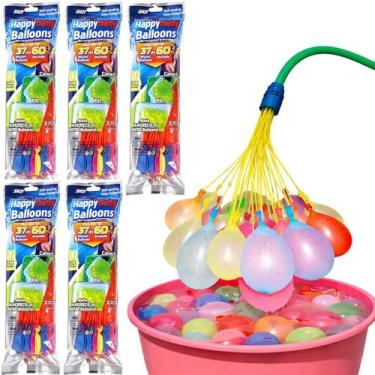 Imagem de 185 Bexigas de Água Guerrinha de Balão Brincar Família Verão - Goal Ki