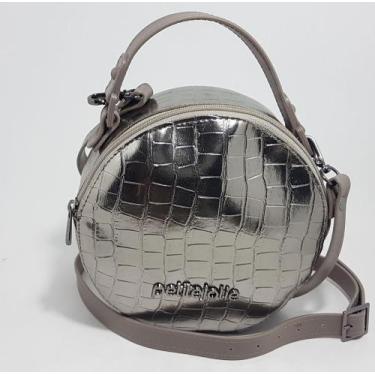 Imagem de Bolsa Feminina Petite Jolie Mini Round Cinza - PJ4871