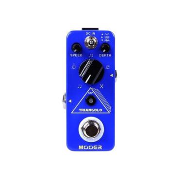 Imagem de Pedal Tremolo Mooer Triangolo MTR3 para Guitarra 3 Formas de Onda Tap 