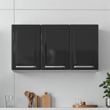 Imagem de Armário de Cozinha em Aço 3 Portas 102cm Luce Itatiaia