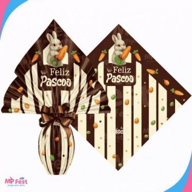 Imagem de Kit 25 Sacos Para Ovos de Páscoa - Embalagem Practice Vários Tamanhos 