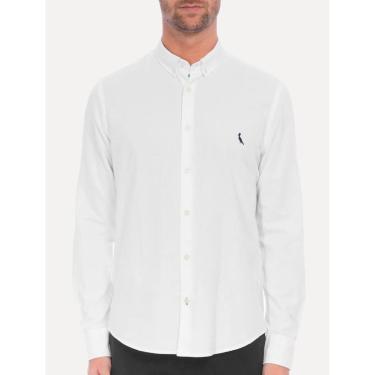 Imagem de Camisa Reserva Masculina Oxford Sport Color Branca-Masculino