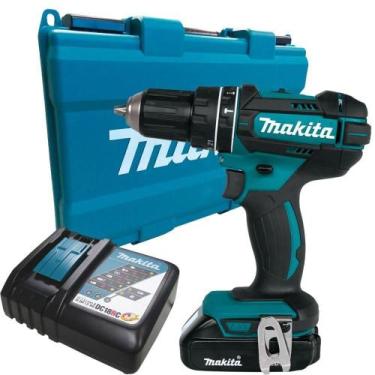 Imagem de Kit Parafusadeira Furadeira Impacto 18V 1.5Ah Maleta Makita