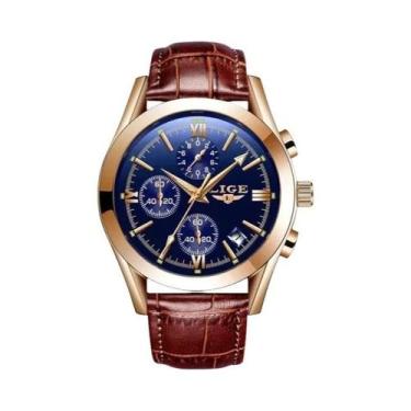 Imagem de Relógio De Quartzo Militar Luxuoso Masculino, Premium, À Prova d'Água,