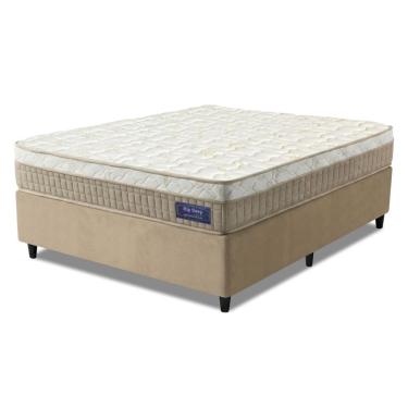 Imagem de Cama Box Desmontável Colchão Queen Molas Superlastic Euro Pillow Start 158x198x62cm Apolo