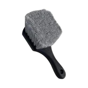 Imagem de Escova De Limpeza De Pneus De Carro Com Cabo Curto, Limpador De Fresta