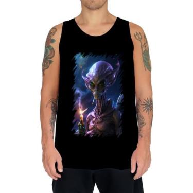 Imagem de Camiseta Regata Alien ET Fumando Alienígena 4 - Kasubeck Store, Baby L