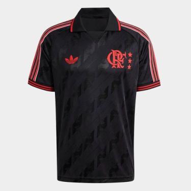 Imagem de Camisa do Flamengo Comemorativa 1981 Polo Preta - Camisa Fan, XXL