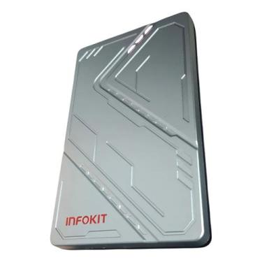 Imagem de Hd Externo Portátil 500gb Usb C 3.1 Infokit Com Led Ecase-352 Prata