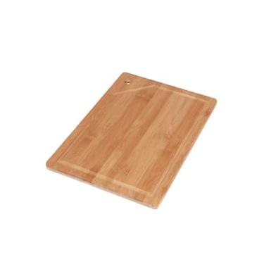Imagem de Tábua de Corte Retangular Mor Bamboo 35×25?cm Ecológica Higiênica com Canal para Líquidos