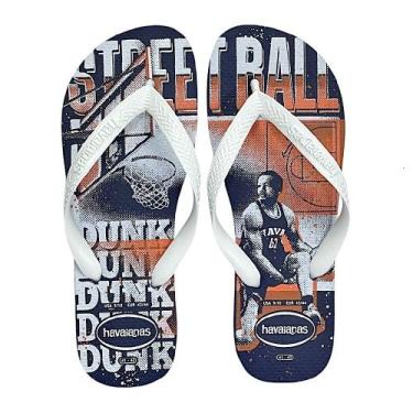 Imagem de Chinelo Havaianas Top Athletic Basket 4141348 Marinho/Branco, Marinho,