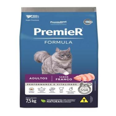 Imagem de Ração Premier Pet Formula Gatos Adultos Sabor Frango - 7,5Kg